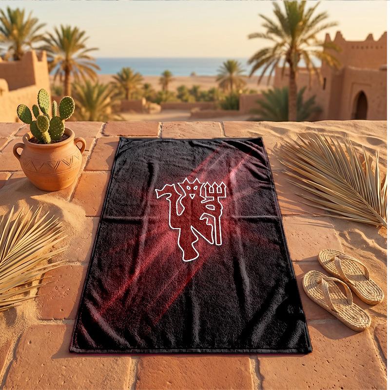 Asciugamano da Spiaggia in Microfibra Manchester United FC Asciugatura Rapida Assorbente Grande Asciugamano per Spiaggia Nuoto Viaggio