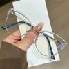 New Blue Light Blocking Glasses for Women Optical Spectacle Eye Protection Computer Eyeglasses Fashion Brand Designers Eyewear