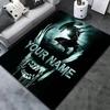 Alien Artwork Custom Name Carpet Rug For Living Room Bedroom Home Sofa Decoration Kids Play Nonslip Floor Mat