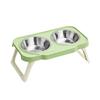 Anti-flip Pet High Footed Bowl Non-Slip Elevated Pet Feeder Bowl  Pet Supplies