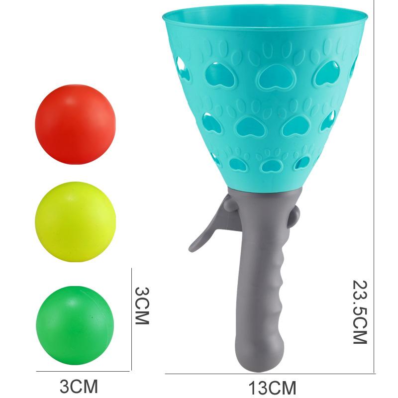 Butting Ball Parent-Child Interactive Ball Toy Boy Fun Elastic Throw Catch Double Ejection