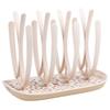 [Mother-K] Bottle Stand Drying Rack, Approx. 20x22x33cm, Cream Brown, 113726