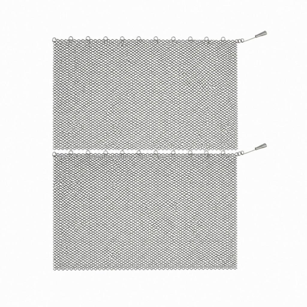 2 Pieces Ignite Guard Curtain Replacement for Wood-Combustion Fireplaces