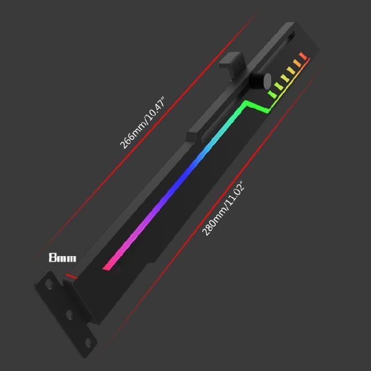LED GPU Holder Graphic Card Bracket ARGB Vertical Graphic Video Card Holder