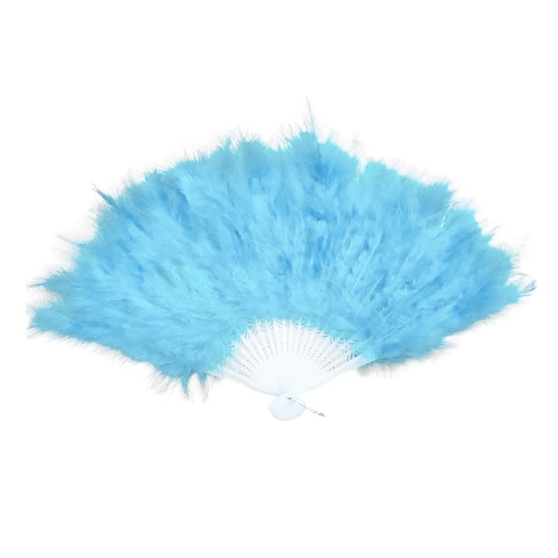 

Складной веер из перьев, ручной веер для фей, украшение для танцевальной вечеринки, свадьбы, на Новый год, день рождения, подарки