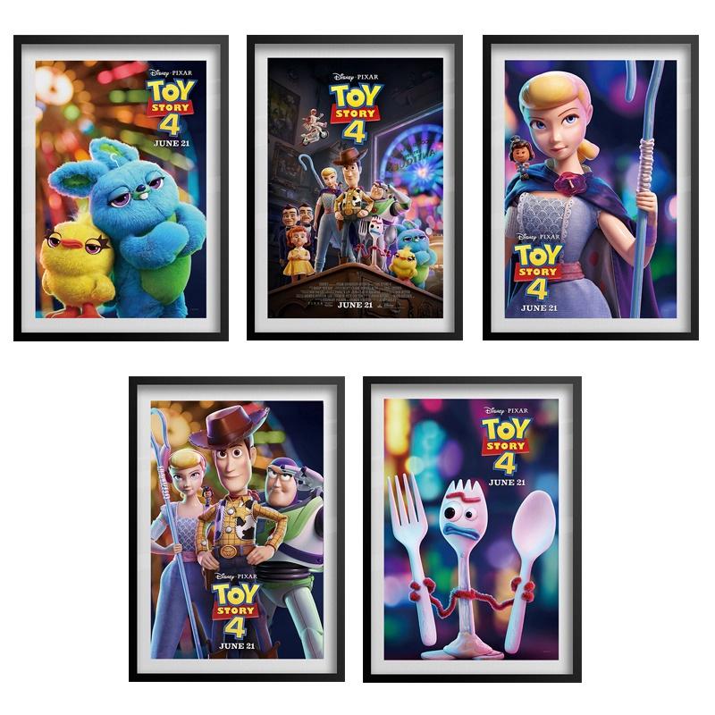 High-resolution Silk Poster Of Toy Story 4 For Home Decoration Enthusiasts**