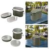 Leak Metal Cooking Pot And Tray, Bento Container for Camping, Hiking, Outdoor