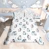 Homewish Ocean Penguin Duvet Cover SetSea Animal For Teens Bedding SetMarine Wildlife Decor