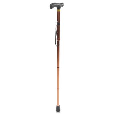 Walking Stick Slip Resistance 4 Sections Aluminium Alloy Adjustable Walking Cane for Elderly People