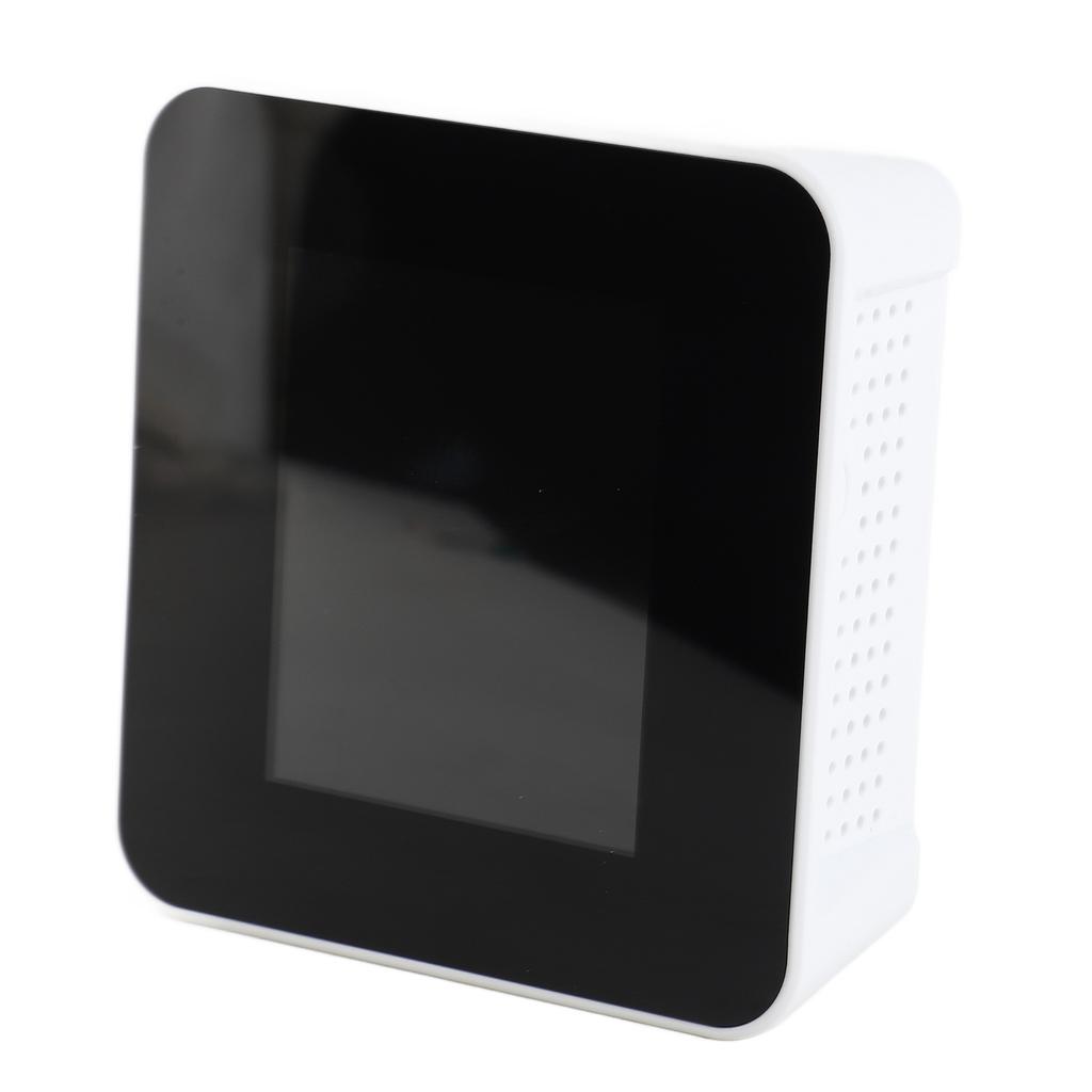     Quality Tester Clear Display Large Digital Screen with Backlight CO2 PM2.5   Detector White