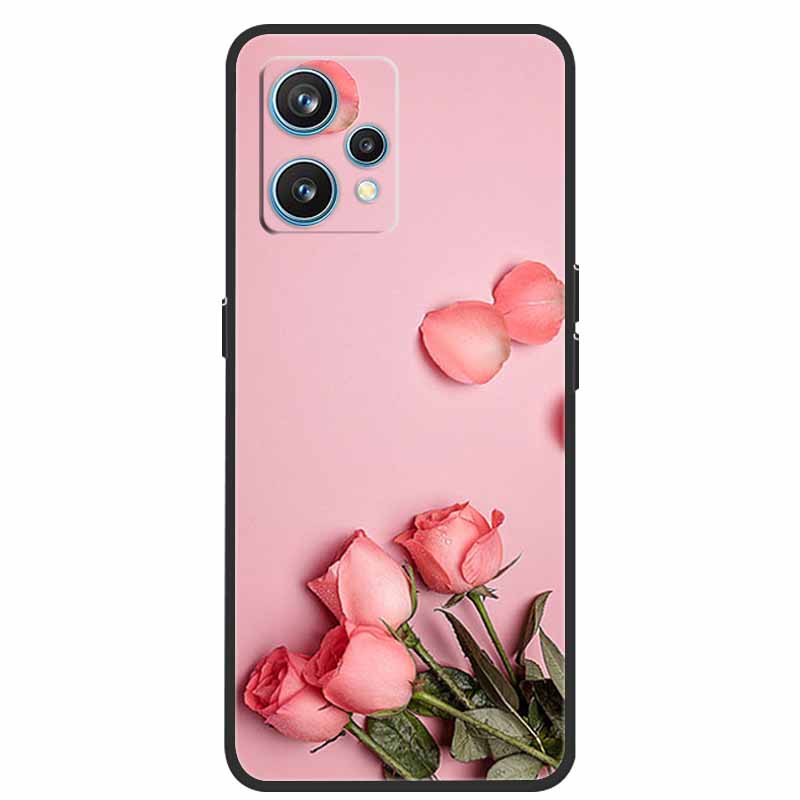 For Realme 9 Case RMX3521 Shockproof Soft silicone TPU Back Cover For Realme9 4G Phone Cases Realme 9 6.4 inch Cute Cartoon Bag