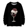 Women's Casual Long Sleeve Woolen Christmas Sweatshirt Fall  Vacation Long Sleeve Pullover