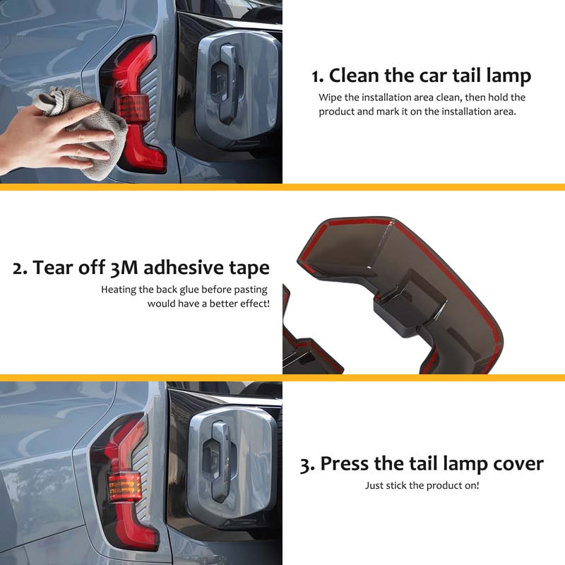 For CHANGAN Deepal G318 2026-2026 Car Tail Light Cover Brake Light Wide Indicator Cover Rear Lamp Hoods Guards Trim