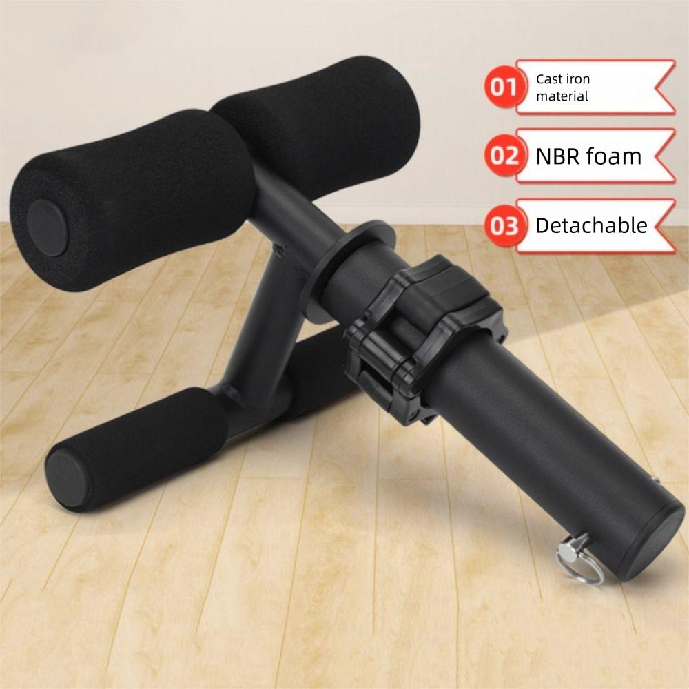 Detachable Tib Bar Barbell Plate Buckle Biceps Femoris Exercise Machine  Workout