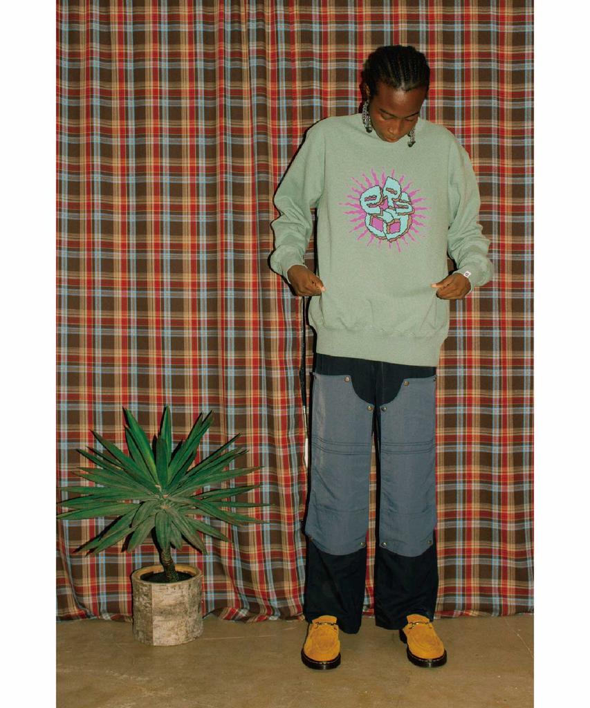 Ialeseuko Detach Double Knee Nylon Pants_Navy