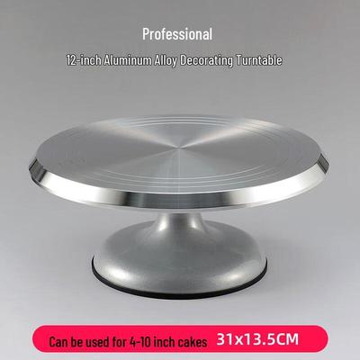 Zhaoran 12-Inch Plastic Cake Decorating Turntable