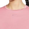 New Nike Dri Fit Regular T Shirt Women's Element Pink/Black HJ1055-699