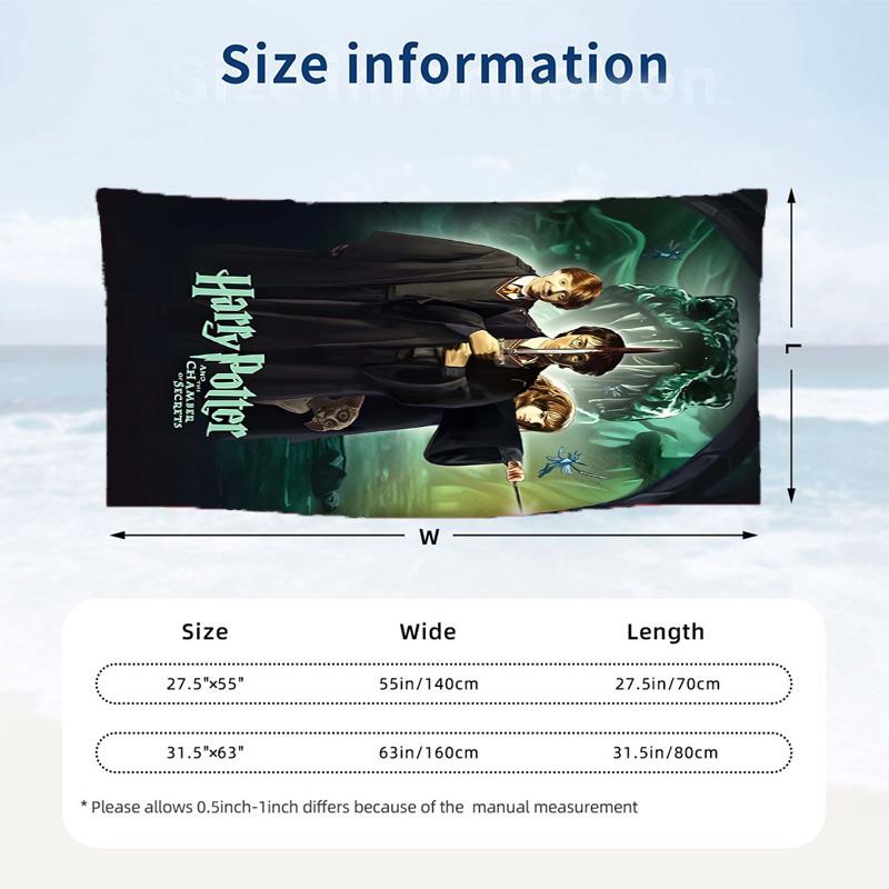 Harry Potter Beach towels also serve as bath towels summer essential a musthave for the outdoors the beach and the pool
