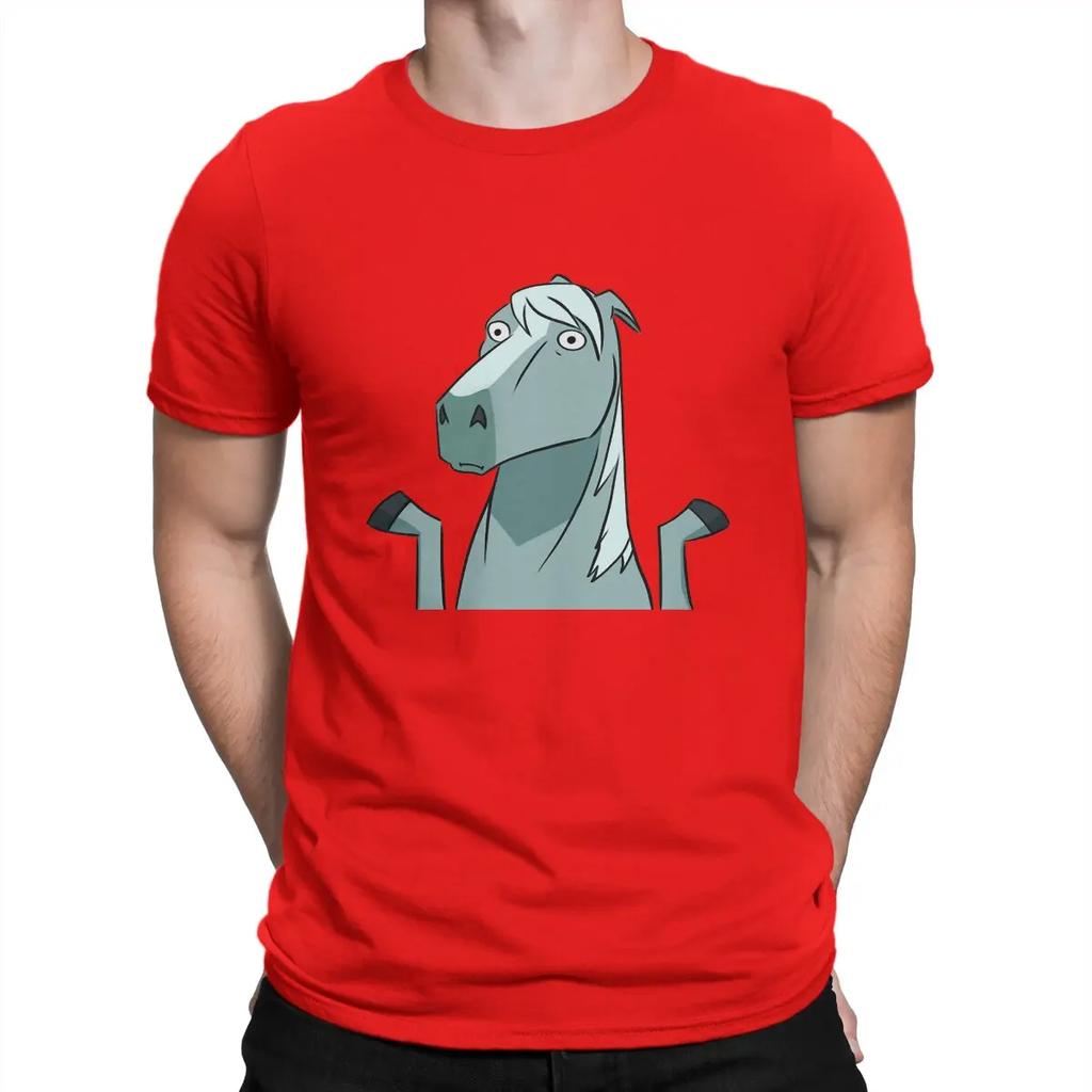 Centaurworld T-Shirts für Pferde Simplicitys Vintage Reines Baumwoll-T-Shirt Rundhals Kurzarm T-Shirts Sommerkleidung Unisex