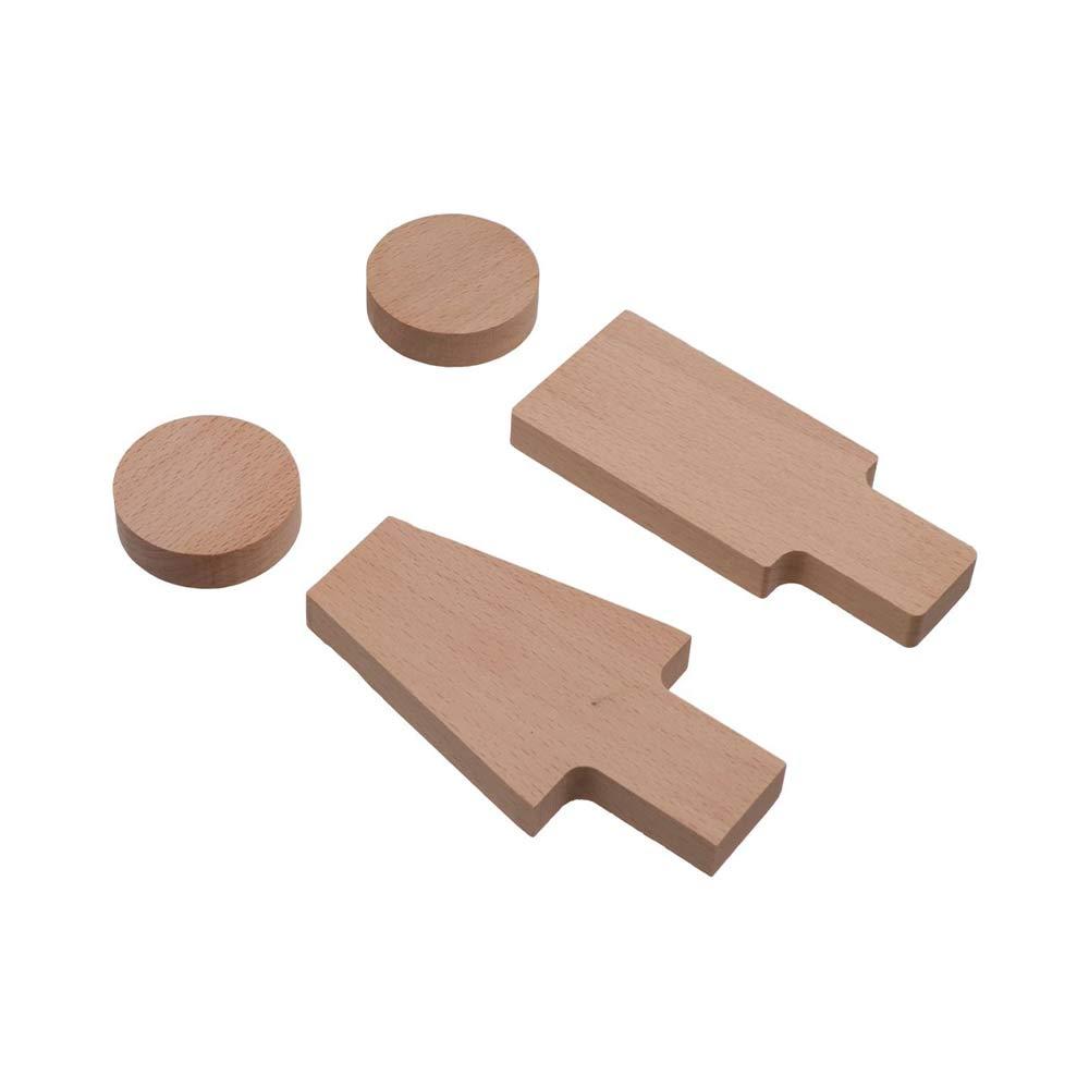 2pcs/se Antique WC Door Sign Plate Solid Wood Men's And Women's Toilet Sign  Washroom
