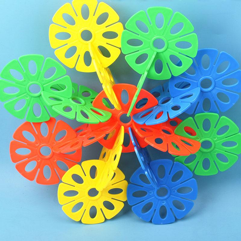 Plus Size 9CM Plastic Interlocking Building Blocks Kids DIY Educational Toy Fun Learning Creative Play Bloques De Construcción