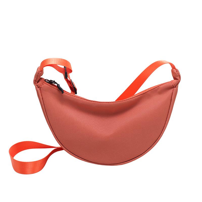 Women s Lightweight Nylon Dumpling Crossbody Bag - Trendy Japanese Style Shoulder Bag