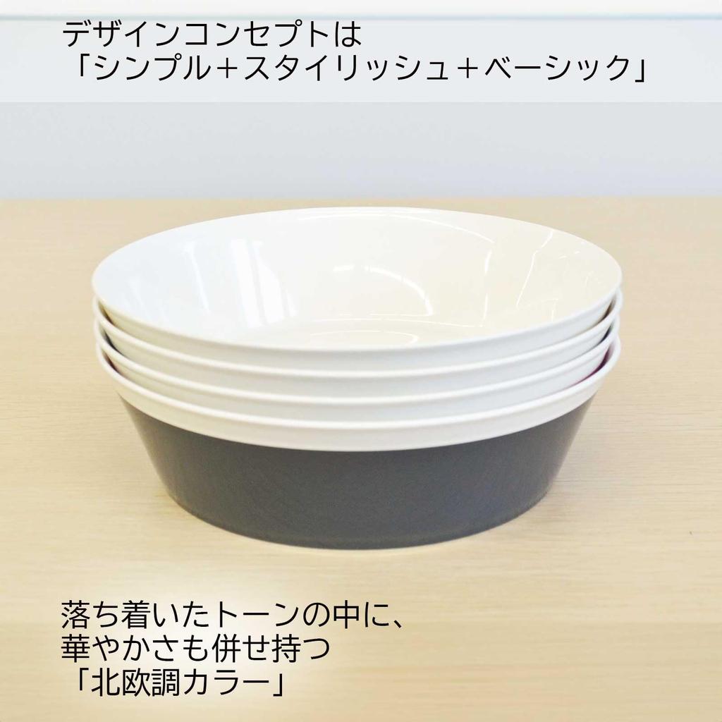 KOKUBO Round Deep Plate, Large, Iron Blue, 18cm, Dishwasher Safe, Heat Resistant, Microwave Safe, Lightweight, Unbreakable, Stylish, Cute, Simple
