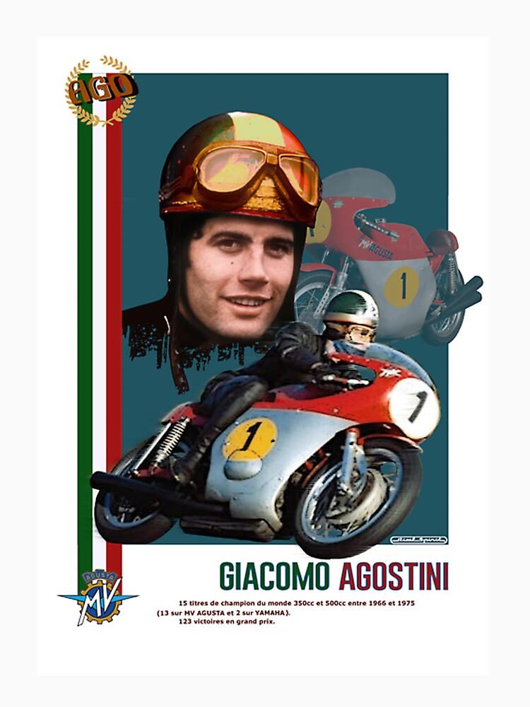 MV Agusta Mv Agusta Agostini Fitted V-Neck Unisex T-Shirt