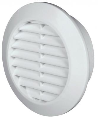 Grille d'aération blanche pour une ouverture de 70 mm