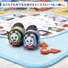 Nishikawa Thomas the Tank Engine Play Mat 120x120cm Learn while you Includes Thomas and Percy mini cushions and movable clock LO63500070 - play!
