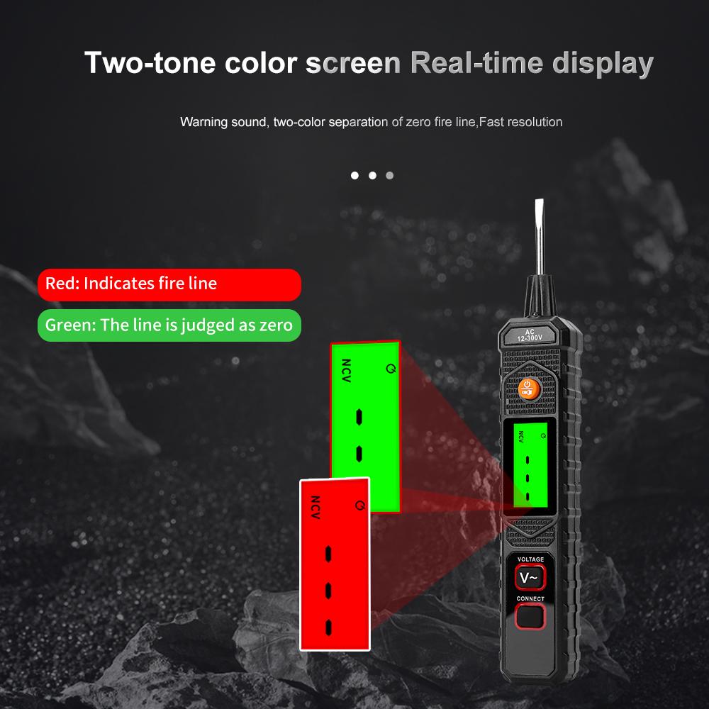 Elektrische Anzeige AC 90-1000 V berührungslose Steckdose Wand AC Steckdose Spannungsprüfer Sensor Tester Stift LED-Licht Teststift