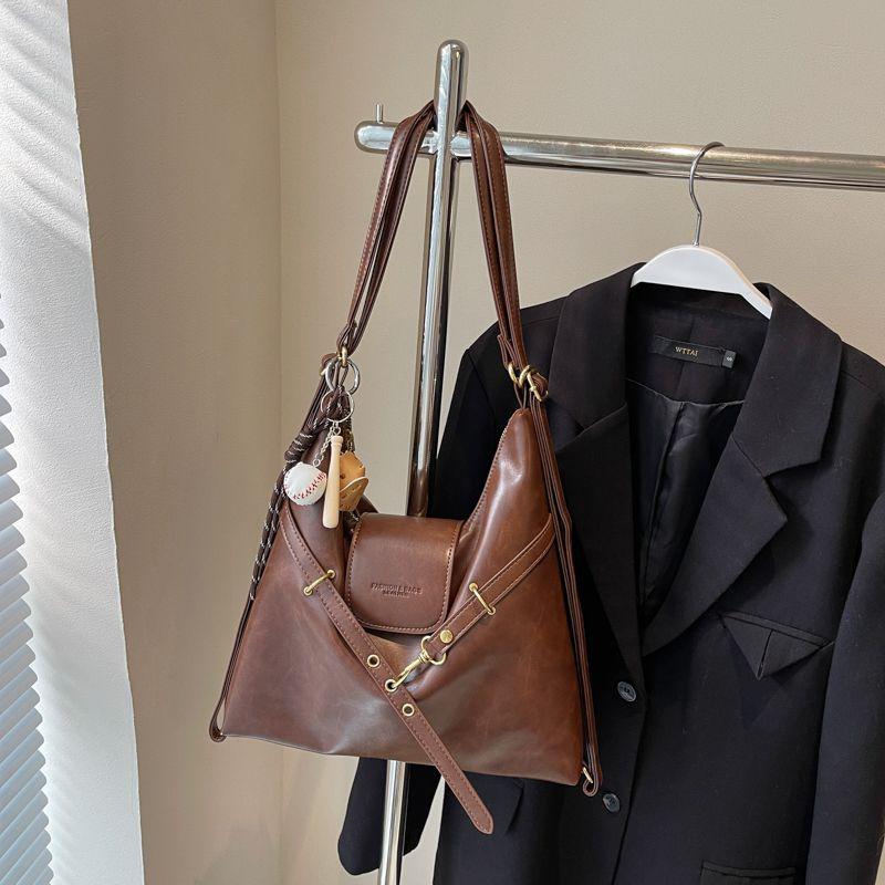 

Свободный стиль Большая вместимость Супер горячий рюкзак Сумка-тоут Женская 2025 Новое поступление Классный стиль Тонг Цин Рюкзак Кроссбоди Большая сумка Dark brown