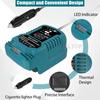 Portable Charger For Makitas/Milwaukee/Dewalt 18V 20V Lithium-Ion Battery Replace Charger Car Cigarette Lighter Plug