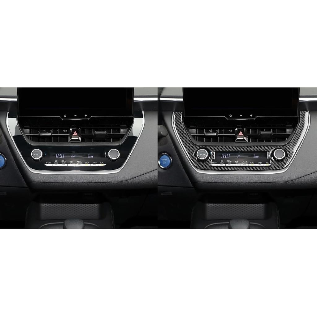 NVCNX Real Premium Carbon Fiber for Toyota Corolla & Cross -2026    2024 2025 Hybrid Hatchback L LE XLE SE XSE FX Dash Dashboard Panel Cover Interior