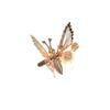 Oriental Pastoral Butterfly Hairpin: Retro Metal Decorative Duckbill Clip Hair Accessory
