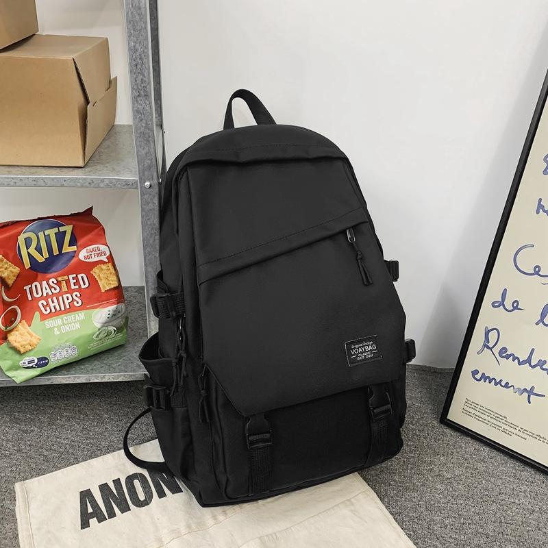 Backpack Simple Female College Student Versatile Large Capacity Computer Travel Backpack Female Junior High School Student School Bag