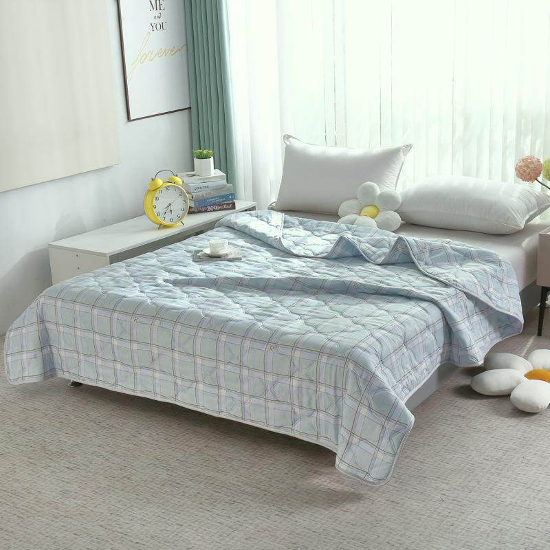 Summer Spring Ultrasound Cool Blanket Thin Wadding Comforter King Queen Size Bedspread Double Air Conditioning Camping Bed Quilt