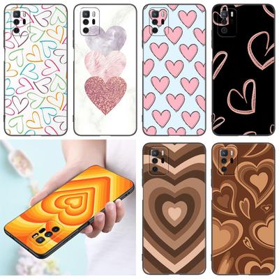 Husă Telefon Inimă Iubire Cafea Pentru Xiaomi Redmi Note 7 8 9 10 Lite 11 11E 11T 12 Pro 11S 4G 10T 5G 8T 9S 10S Husă Neagră Moale TPU