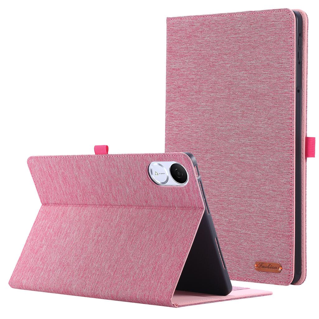 For Honor Tablet GT/Pad V9 Leather Case Card Holder Cloth Texture Tablet Stand Cover