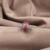 Black Rhodonite Gemstone Jewelry, 925 Sterling Silver Ring Handmade Dazzling Silver Ring For Wedding Gift