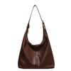 Large capacity shoulder tote bag women's new trendy fashion casual simple commuter bucket bag