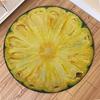 Creative Citrus Fruit Print Round Carpet Soft Anti-slip Wear-resistant Used As Round Mat for Living Rooms Creativity Circle Rug