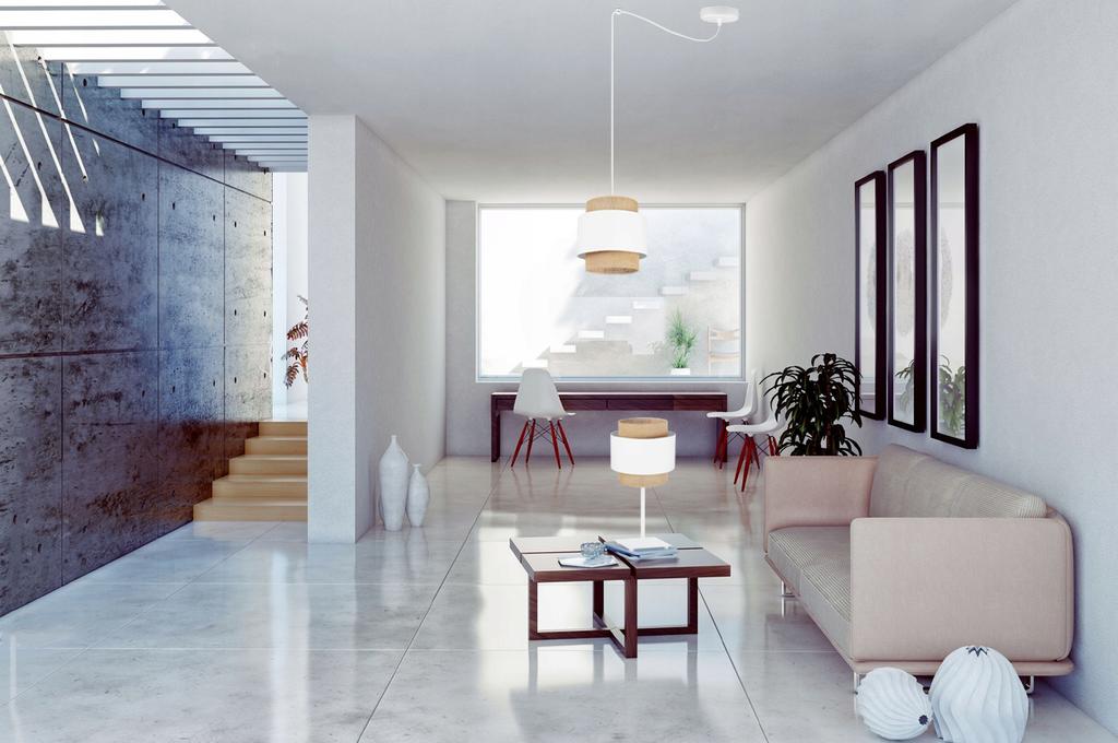 NIGHT TABLE LAMP BOHO JUTA LAMPSHADE 20 CM