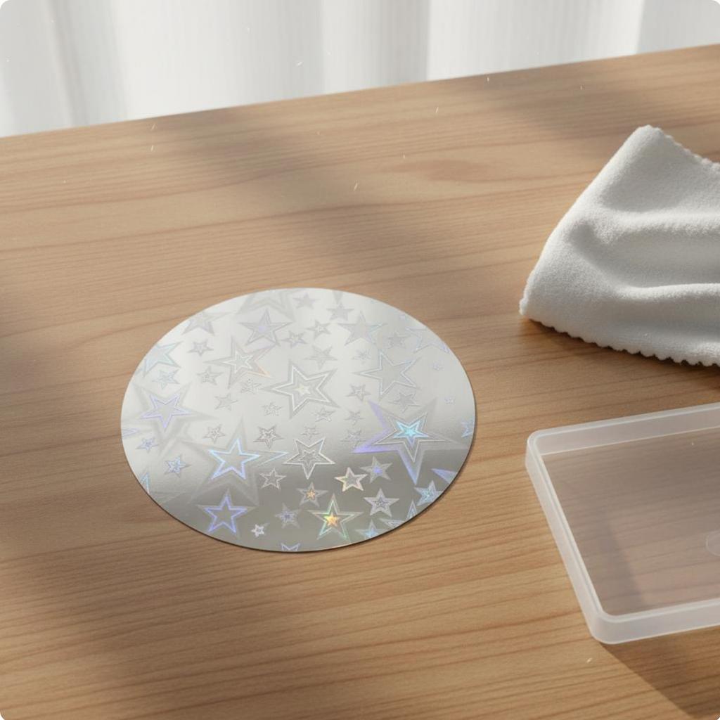 Holographic Pin Film Multiple Designs Available 75mm Pin Lamination Disc Craft Supplies DIY Suitable for Crafters