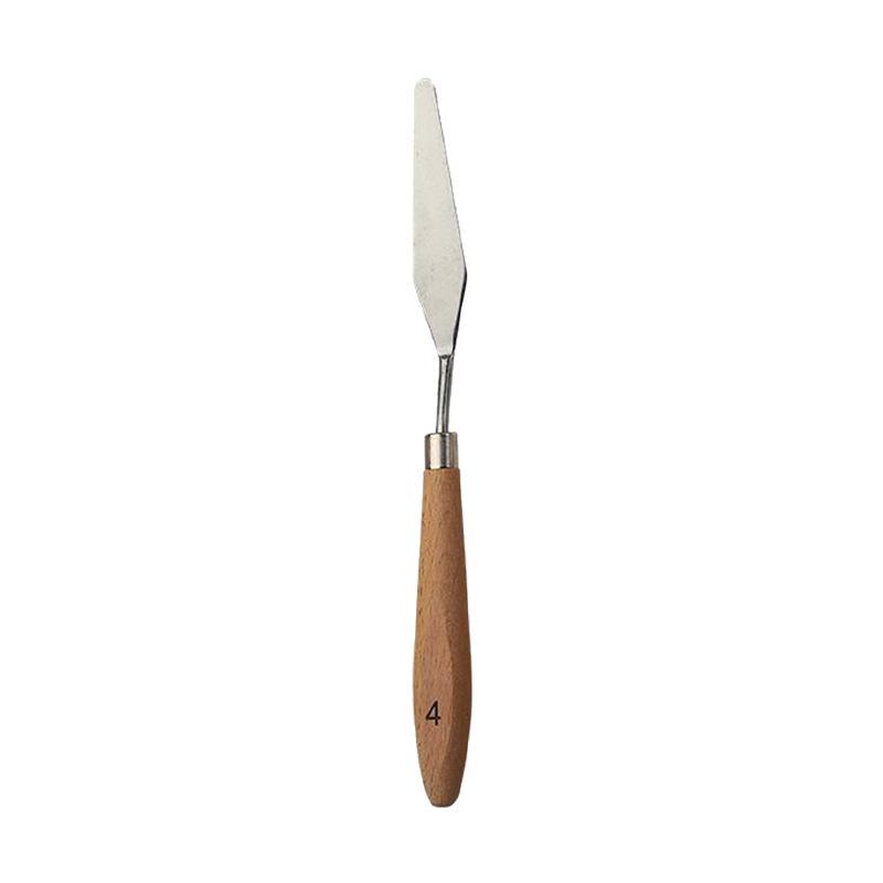 5-Piece Stainless Steel Palette Knife Set for Gouache and Oil Painting