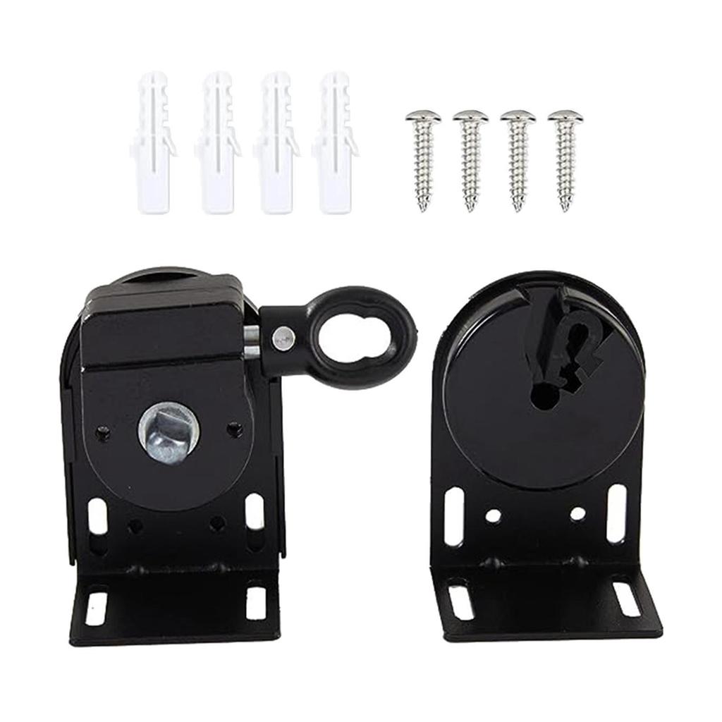 Exterior Sun Shades Replacement Mounting Brackets Curtain Accessories Cordless Crank Kit for Yard Backyard Balcony Garden Porch