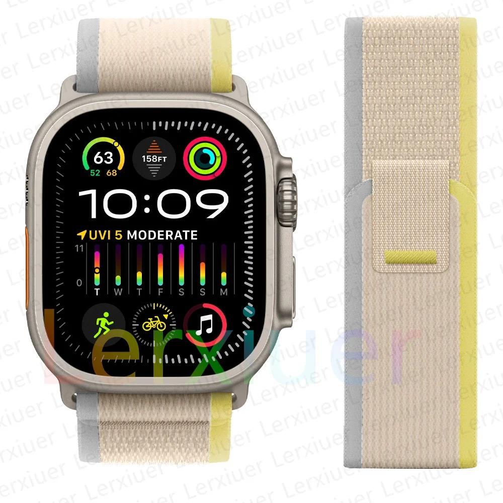 Armbänder für Apple Watch ultra2 Band 49mm 46mm 42mm 44mm 40mm 45mm 41mm Trail-Loop-Armband correa iwatch Serie se 3 7 8 9 10 11