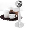 1PC Dual Purpose Stainless Steel Coffee Spoon Measuring Scoop Tamping Tool for Coffee Beans Grounds Home Barista