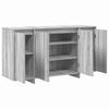 Sideboard Grey Sonoma 135 x 41 x 75 cm Particle Board