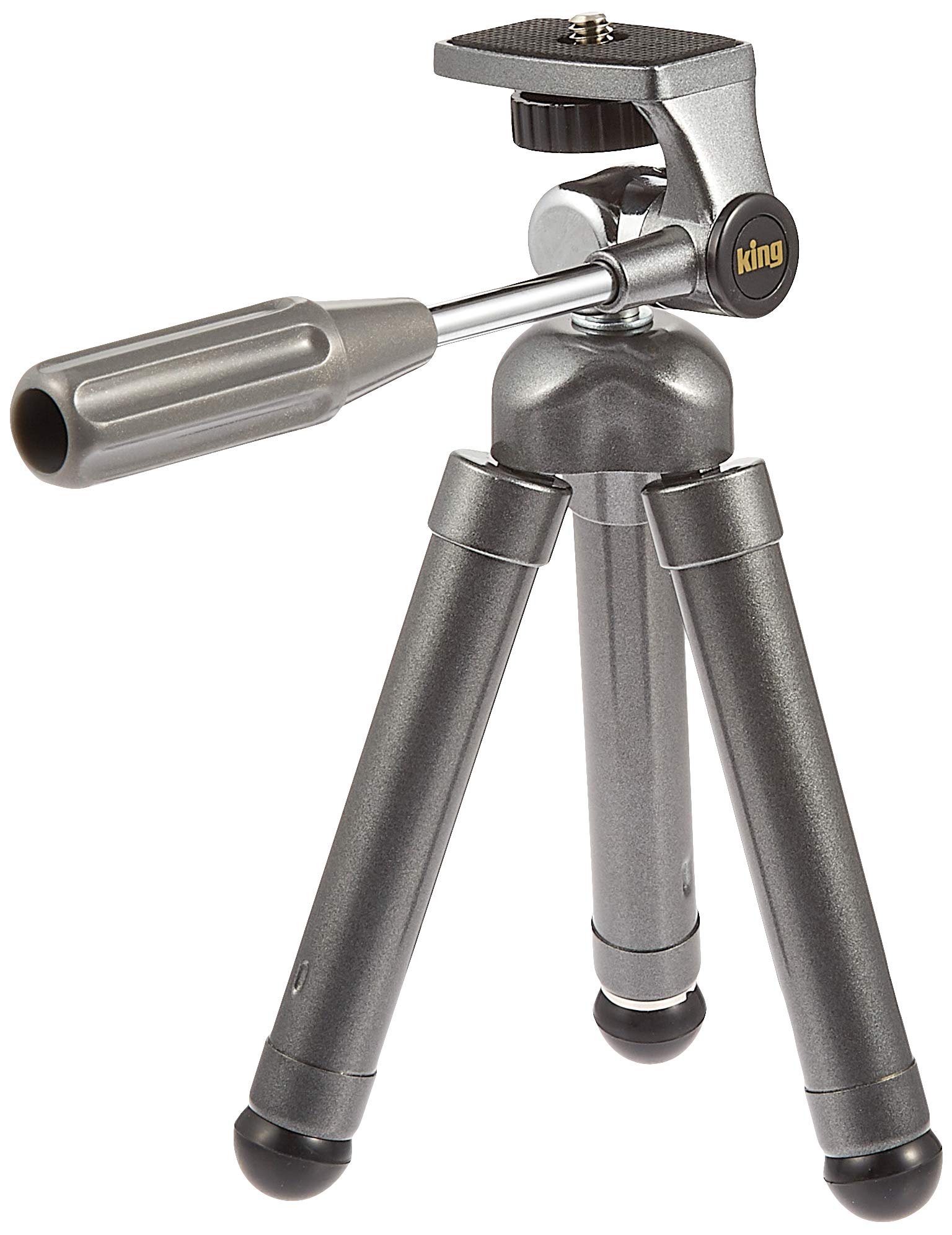 

KING Mini Pocket 10 Small 813572 Tripod, Sections, Tripod, Gunmetal,